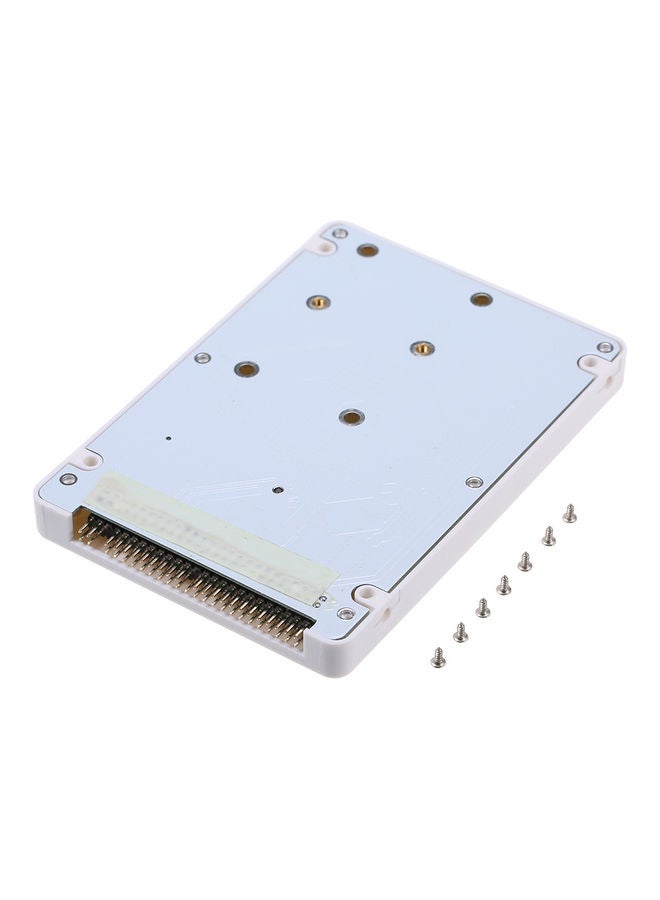 NIBEMINENT mSATA To 2.5" 44Pin IDE Converter Adapter White  - Image 3