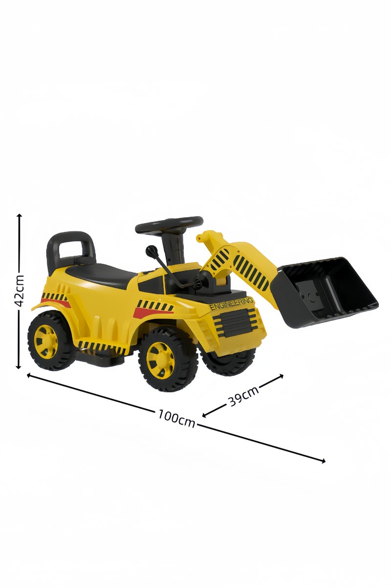 الأمويلات سيارة ركوب اطفال كهربائية للأطفال: لعبة جرافة بناء هدية للأطفال ١٩-٣٦ شهرًا - Image 3