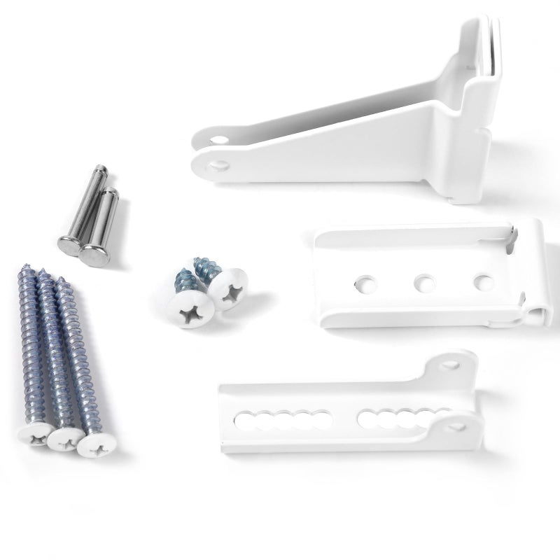 Storm Door Closer BracketRepair Jamb Bracket Compatible with AndersenDurable Screen Door Closer Replacement Parts Kits with EmcoLarsonPella Protecting Doors from Damage from Strong Winds White