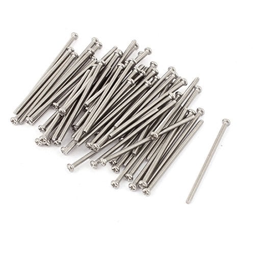 uxcell M2 x 40mm 304 Stainless Steel Phillips Round Head Screws Bolt 60pcs - Image 4