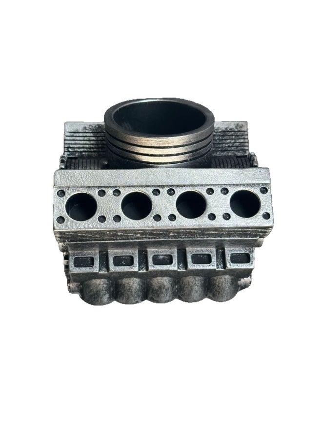 general V8 Engine Model Pen Pencil Holder - Creative Desk Organizer for Home Office| Resin Desktop Stationery Storage with Compartments | Gift for Car Enthusiasts, Mechanics, and Engineers - Image 4