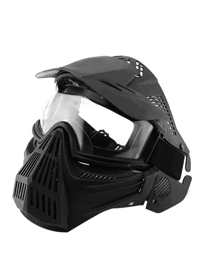 Tactical Full Face Protection Mask For Cs Field Airsoft Paintball With Elastic Headband  - Image 1