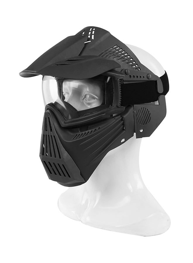 Tactical Full Face Protection Mask For Cs Field Airsoft Paintball With Elastic Headband  - Image 4