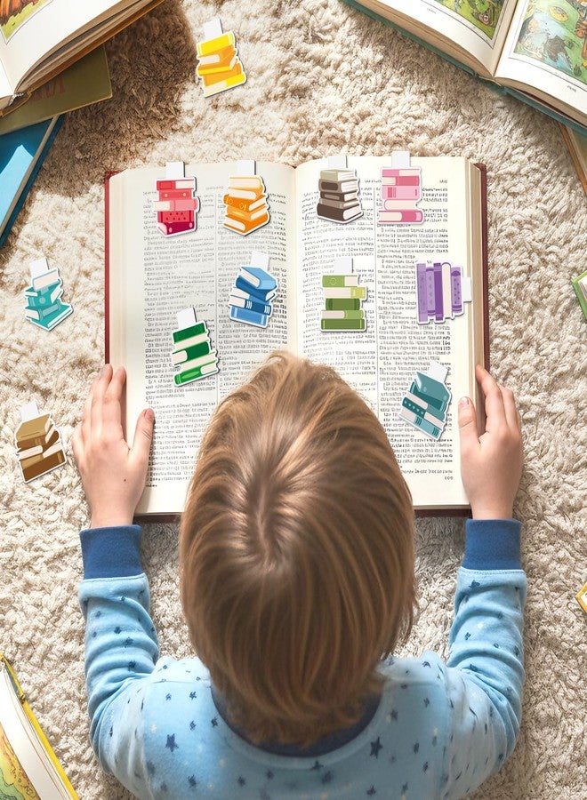 Yopyame Cute Magnetic Bookmarks Bulk - 36PCS Book Tracker Magnetic Bookmarks 12 Bookshelf Design Bookmark for Book Lovers Kids Double Sided Reading Page Markers for Adults Reading Lovers Classroom - Image 4