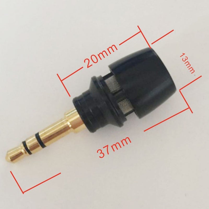 Mini Stereo Microphone Mic for Voice Recording Mobile Phone Laptop  Internet Chatting ( Black ) - Image 2