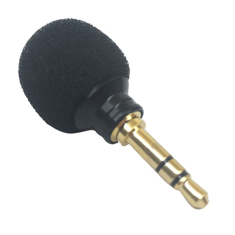 Mini Stereo Microphone Mic for Voice Recording Mobile Phone Laptop  Internet Chatting ( Black ) - Image 3