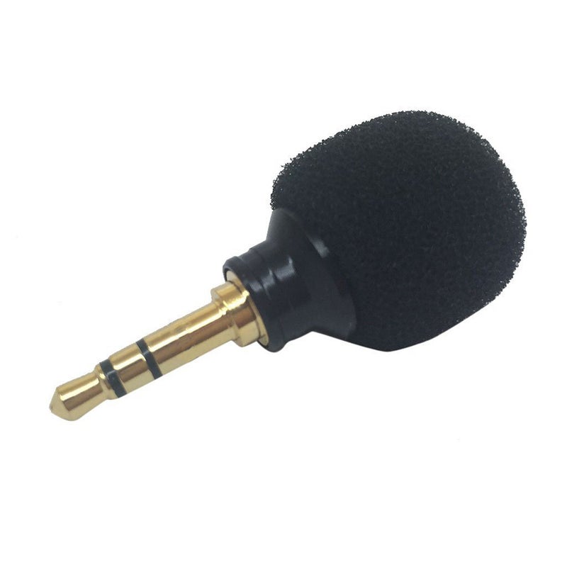 Mini Stereo Microphone Mic for Voice Recording Mobile Phone Laptop  Internet Chatting ( Black ) - Image 4