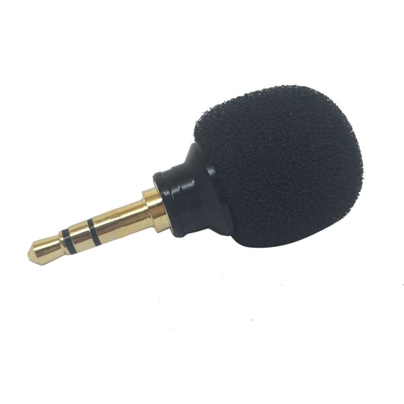 Mini Stereo Microphone Mic for Voice Recording Mobile Phone Laptop  Internet Chatting ( Black ) - Image 1