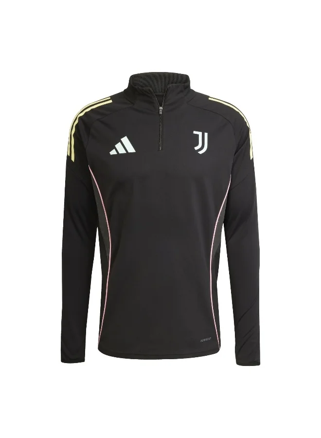 Adidas Juve Tr Top Black Football Track Tops For Men XS