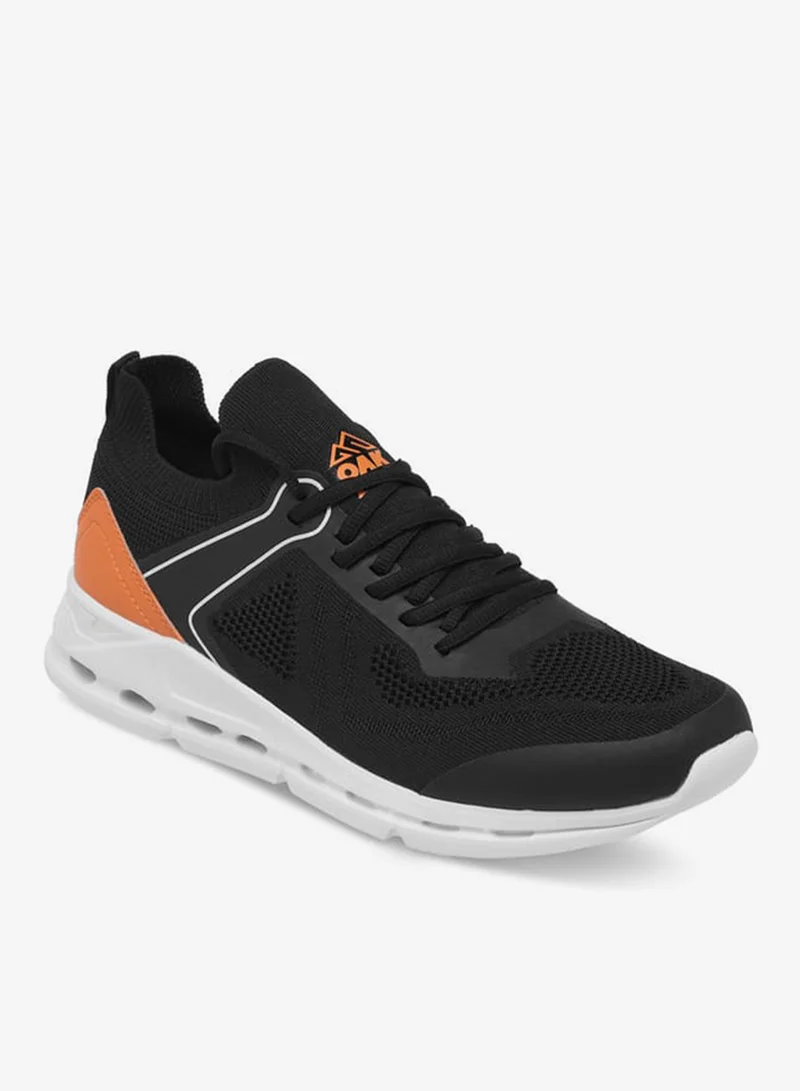 Oaklan by Shoexpress Men by Shoexpress Mesh Detail Sports Shoes with Lace-Up Closure