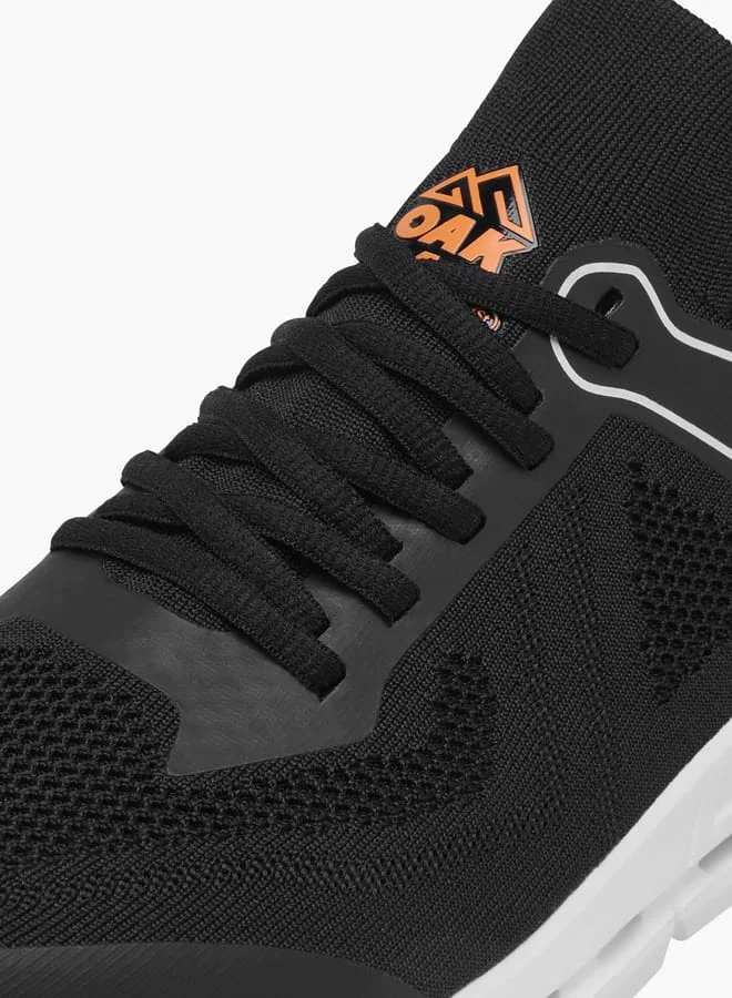 Oaklan by Shoexpress Men by Shoexpress Mesh Detail Sports Shoes with Lace-Up Closure