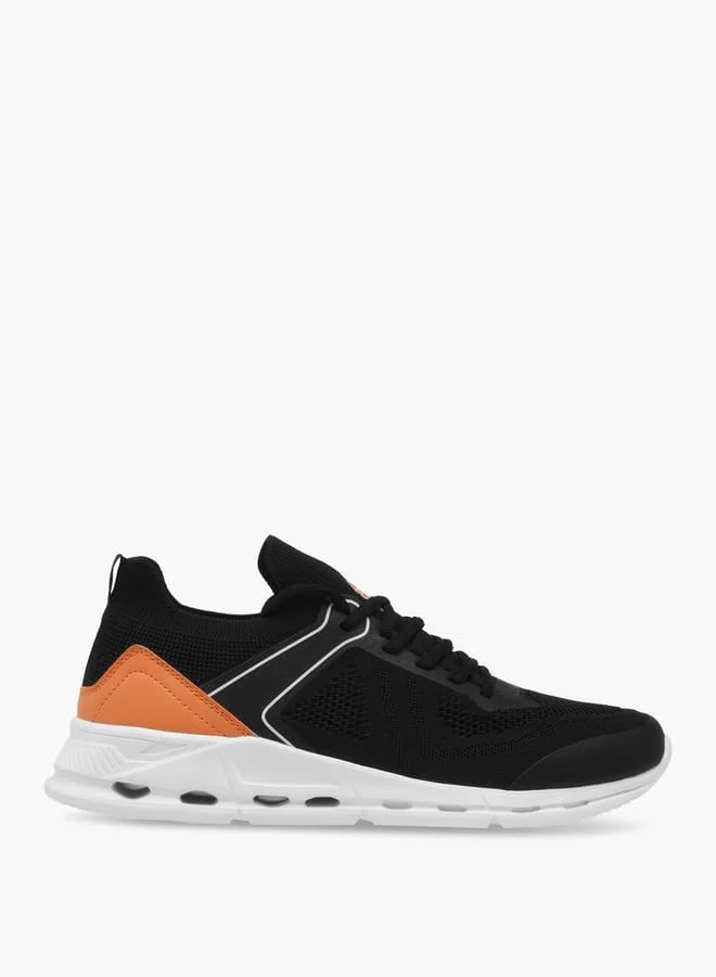 Oaklan by Shoexpress Men by Shoexpress Mesh Detail Sports Shoes with Lace-Up Closure