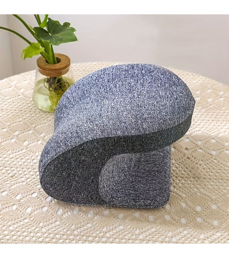 Ergonomic Nap Pillow Red Violet Mussel Shaped Slow Rebound Washable Travel Office - Image 5