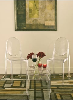 ماركة غير محددة طاولات متداخلة من الاكريليك، شفافة  - Image 4