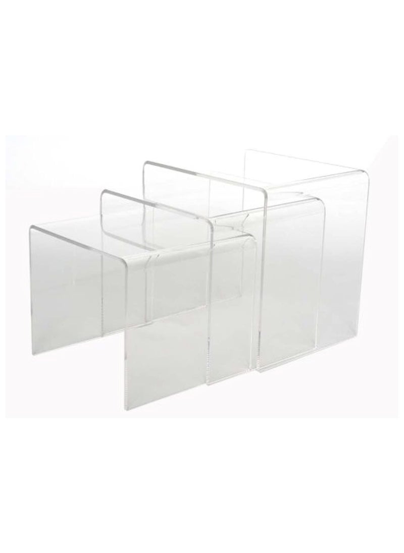 Generic Acrylic Nesting Tables, Clear  - Image 2