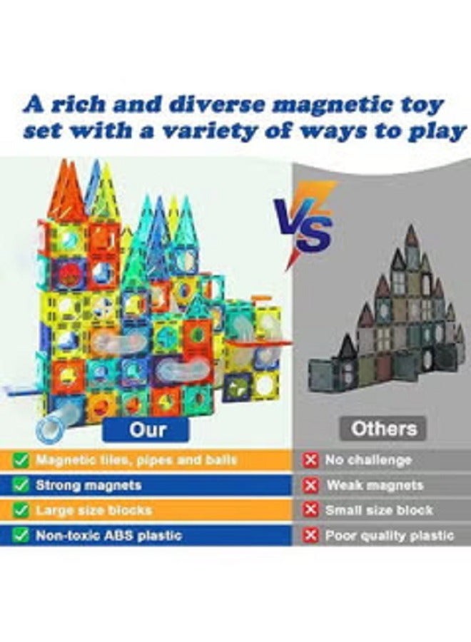 Magnetic Toys For Toddlers, Preschool Building Blocks, Trunk (42 Pieces), Plastic - Image 2