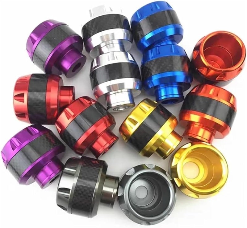 Purple Motorcycle Crash Protector Aluminum Alloy Wheel Frame Fork Sliders - Image 4