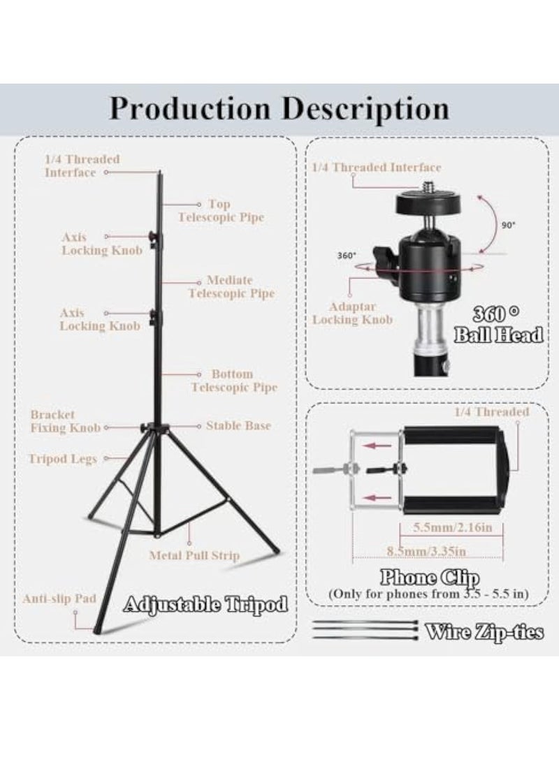 Arabest (58-170cm) Adjustable Height Projector Stand, Projector Floor Tripod, Folding Tripod Stand, Portable Projector Stand For Home/meeting/Studio - Image 3