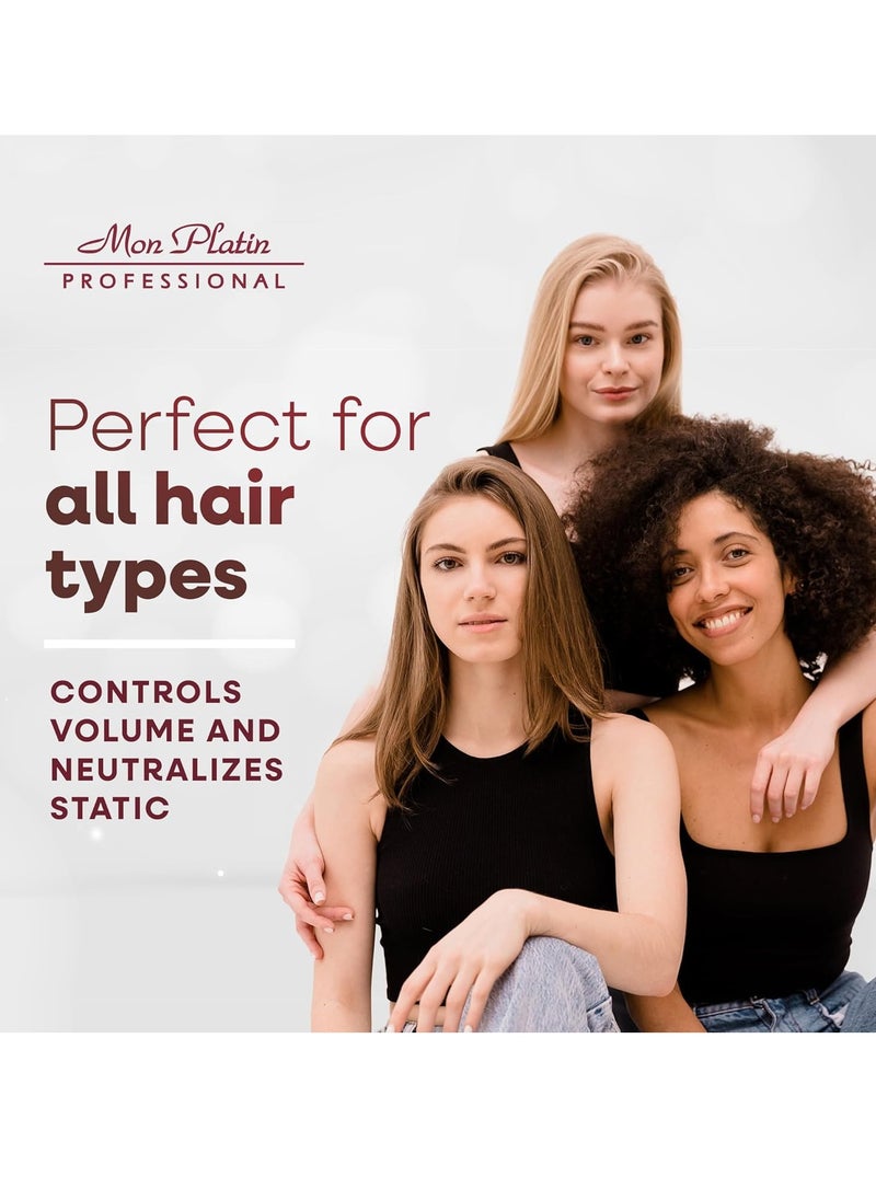 Mon Platin Professional Black Caviar Hair Cream, Luxurious Nourishing Styling Cream for Smooth & Shiny Hair, Ultimate Hair Care, Hair Styling Cream with Silk Protein & Antioxidant Herbal Essences 400ml  - Image 2