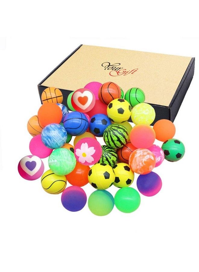Jatidne 24 Pieces Bouncy Balls For Kids Party Favors 30Mm Diamter Rubber Bouncing Balls Treating Goodie School Class Game Rewards  - Image 2