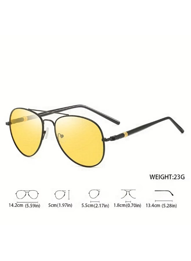 Arabash Night Vision Glasses with Anti-Glare Lenses – Stylish Black Grey Glasses for Driving, Parties & Everyday Use - Image 2