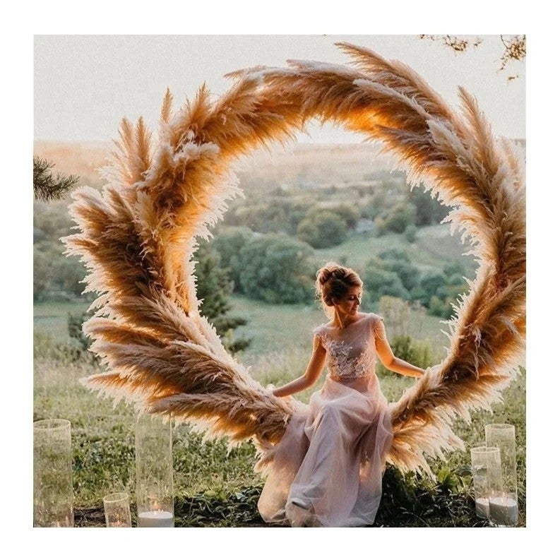 Bluejw Dried Pampas Grass Reed Decor - Natural Dried Flowers & Plants for Wedding, Home, Boho Floral Arrangements - Image 4