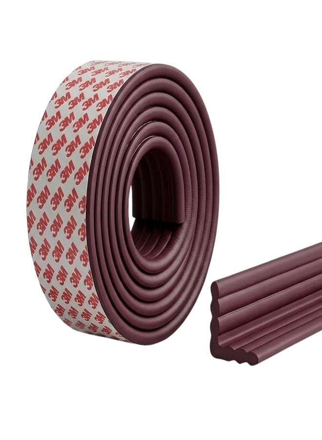 DANSR Corner Protector for Sharp Edges,2 Meter Extra Soft Thick Foam Edge Guard Strip,Baby Proofing Products for Kids,Table Corner Protectors for Furniture, Desk, Cabinet Wall Safety, Brown(Pack of 1) - Image 1