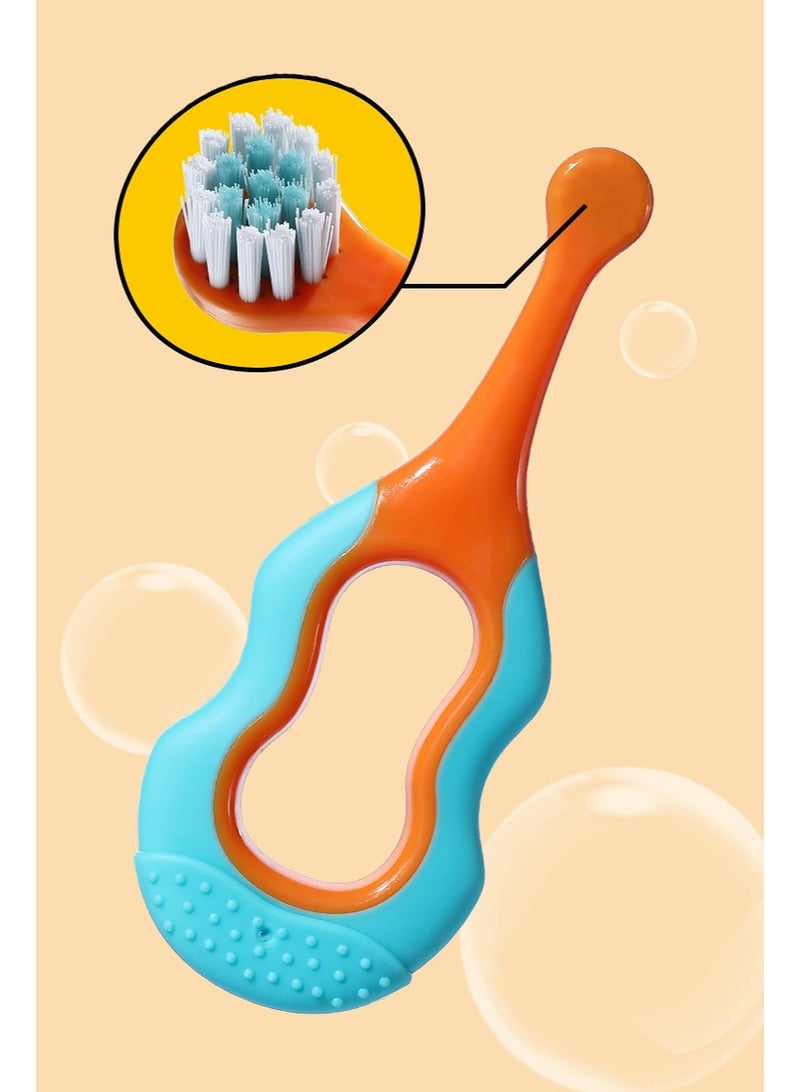 2pcs mini and cute shape tooth brush for kids.suitable for kids less than 3years old. - Image 5