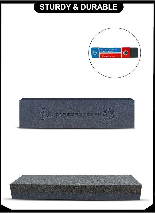 A TO Z Brazilian Carborundum Knife Sharpening Stone – 108S Dual Grit Combo, Durable & Long Lasting Knife & Blade Sharpener, Compact 8 x 5 cm Block  - Image 3