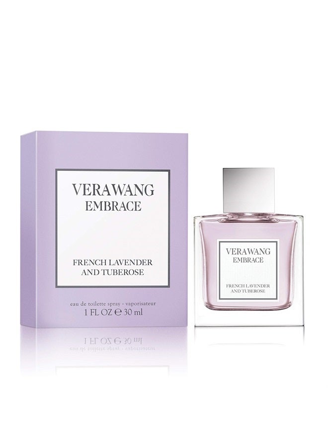 Vera Wang عطر إمبريس أو دو تواليت للنساء، لافندر فرنسي وتوبيروز، 1 أونصة سائلة - Image 2