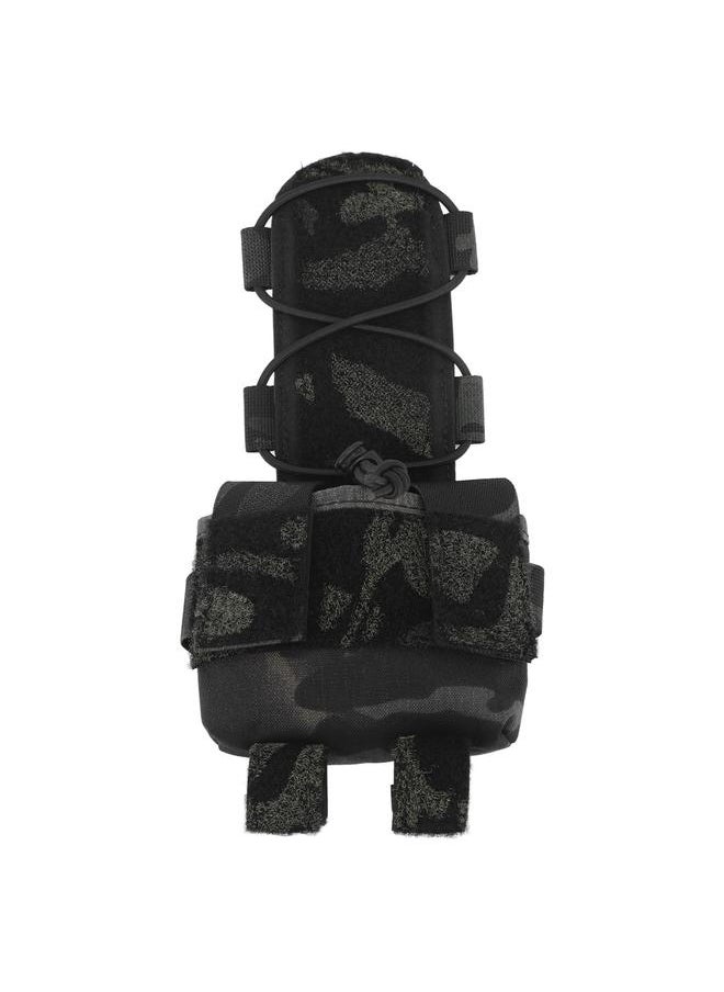 Helmet Battery Pouch for MK2 Kaudura Helmet Battery Pack Storage Bag Accessory with Hook and Loop for Shooting Cycling Hiking Camping BCP