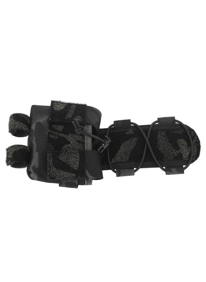 Helmet Battery Pouch for MK2 Kaudura Helmet Battery Pack Storage Bag Accessory with Hook and Loop for Shooting Cycling Hiking Camping BCP
