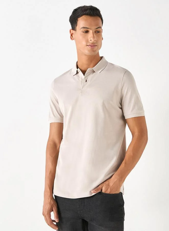 Splash FAV Polo T-shirt with Short Sleeves and Button Closure