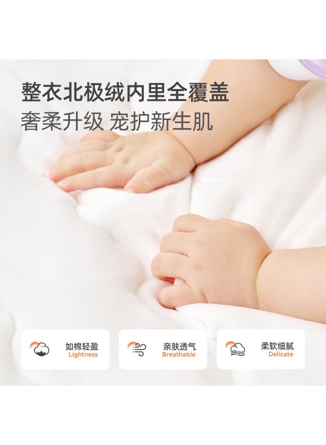 YISHUANGER Baby Windproof Cape Warm Infant Cloak Winter Thickened Children's Windproof Jacket With Hand Openings - Image 5