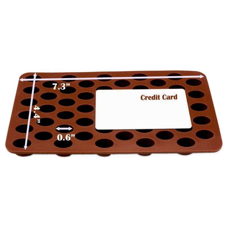 Onwon 4 x 55 Mini Coffee Beans Chocolate Mold Candy Ice Cube Jelly DIY Cake Decoration Food-Grade Silicone Bakeware Mould Baking Molds - Image 4