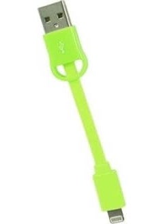 Goji Fit - Goji Lightning Mini Data and Charging Cable 8CM Colorful 2 PCS - Image 1