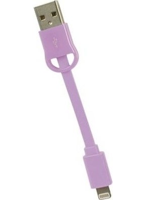 Goji Fit - Goji Lightning Mini Data and Charging Cable 8CM Colorful 2 PCS - Image 1