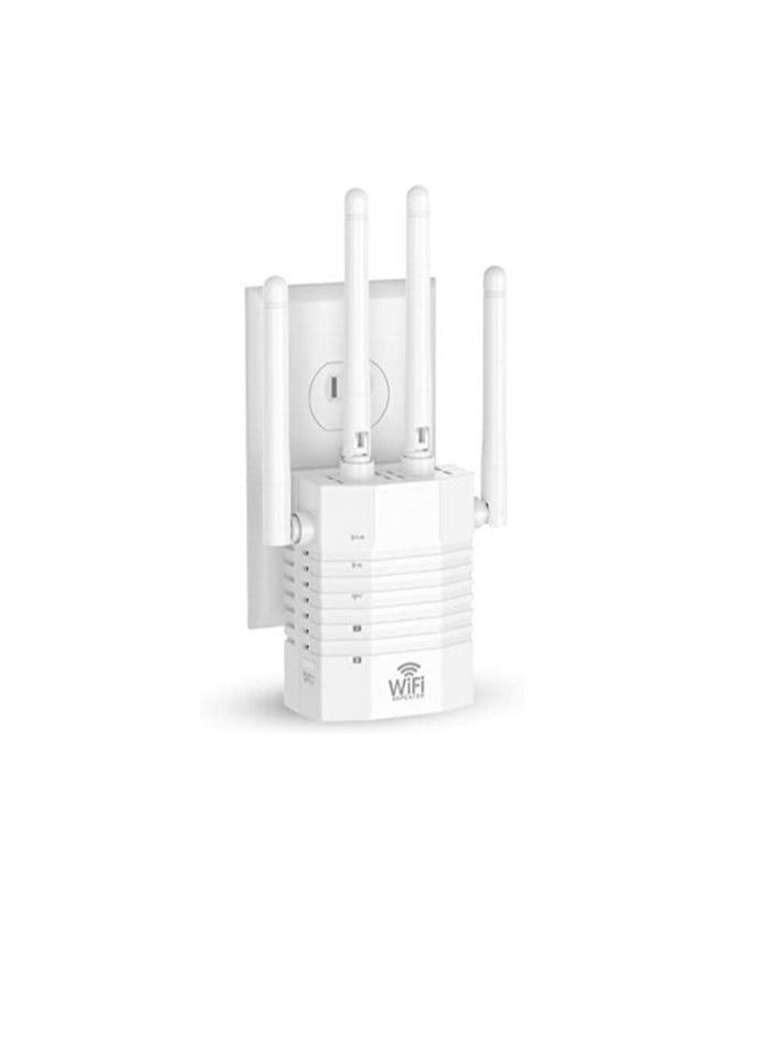 Excefore - WiFi Extender, 1200Mbps WiFi Range Extender Signal Booster, Coverage up to 12880sq.ft and 105 Devices, WiFi Booster and Internet Range Extender, Internet Repeater - Image 1