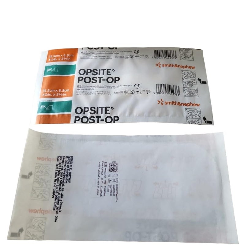 SMITH Opsite Post-Op 15.5cm x 8.5cm Adhesive Film Island Dressing, Pack of 10 - Image 5