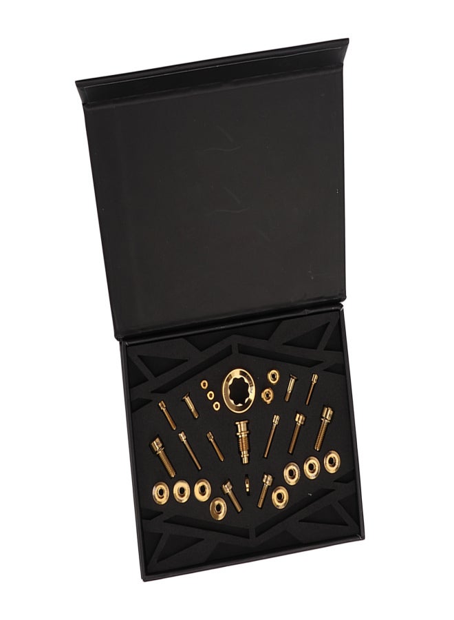 RISK Bike Stem Bolts Kit M7000/M8000 Titanium Alloy Screw Set for Mountain Bike Hydraulic Disc BrakeShift Kit Gold - Image 5