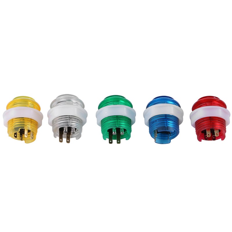 5PC/set LED Illuminated Push Button with Microswitch for Arcade Game - Image 2