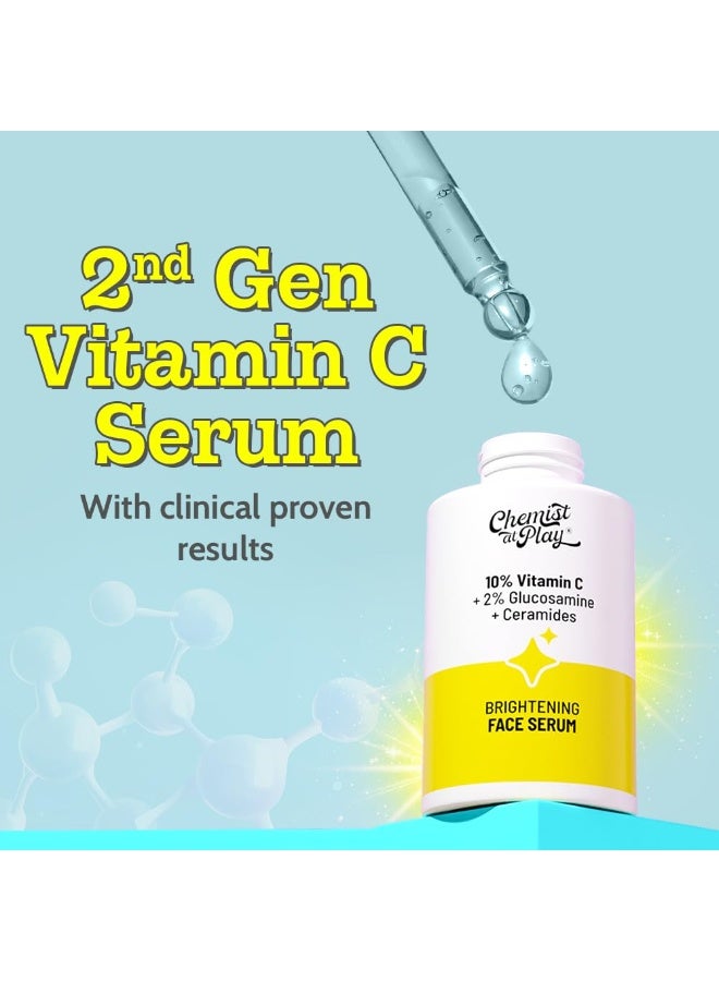 Chemist at Play 10% Vitamin C Face Serum Brightens & Gives Glow - Image 4
