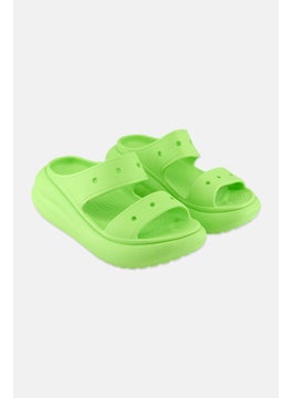 crocs Women Slip On Crush Wedge, Lime  - Image 1