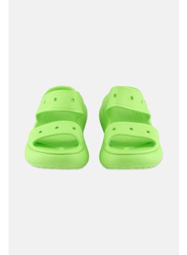 crocs Women Slip On Crush Wedge, Lime  - Image 4