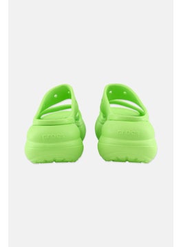 crocs Women Slip On Crush Wedge, Lime  - Image 2