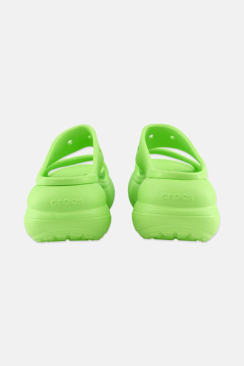 crocs حذاء نسائي سهل الارتداء بكعب عريض، ليموني - Image 2