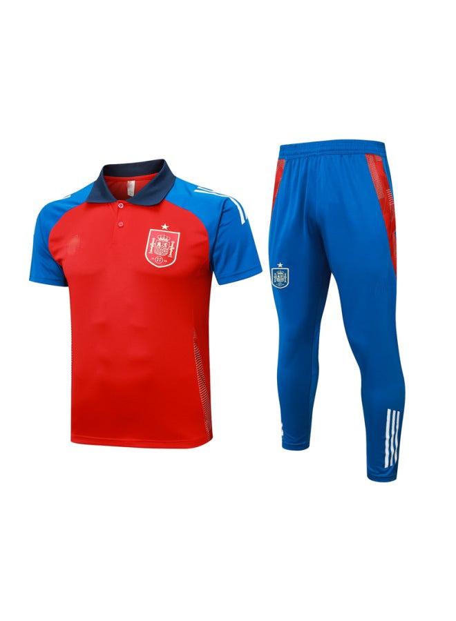 Spain 1 Short Sleeve Football Jersey - Image 1