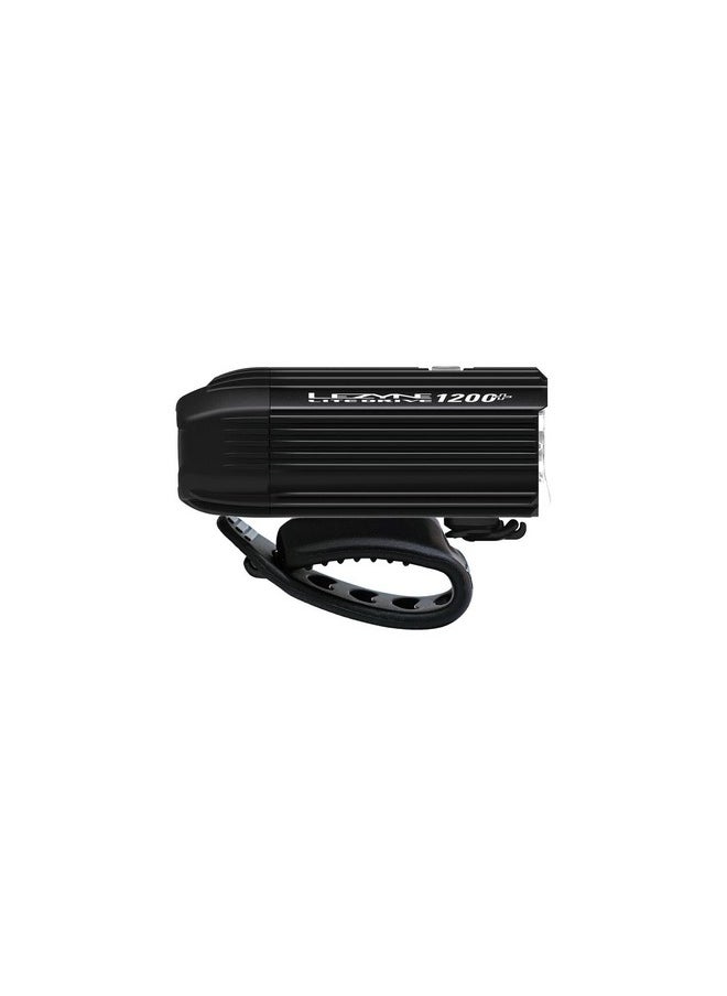 LEZYNE Lite Drive 1200+ Bicycle Front Light, 1200 Lumen, White Led, Road, Mountain, Gravel Bike, Usbc Rechargeable  - Image 3