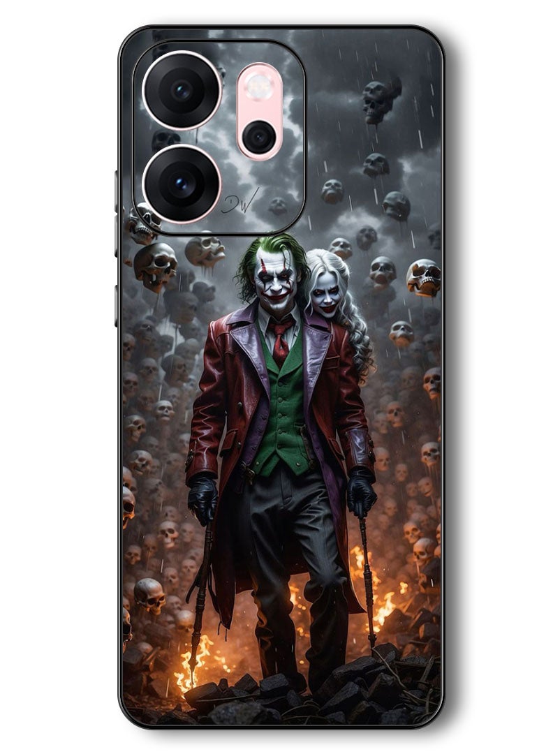 Theodor Case Compatible with Oppo Reno 14 F 6.57 Inch Protection Shockproof Bumper Cover gotham city armageddon! - Image 1