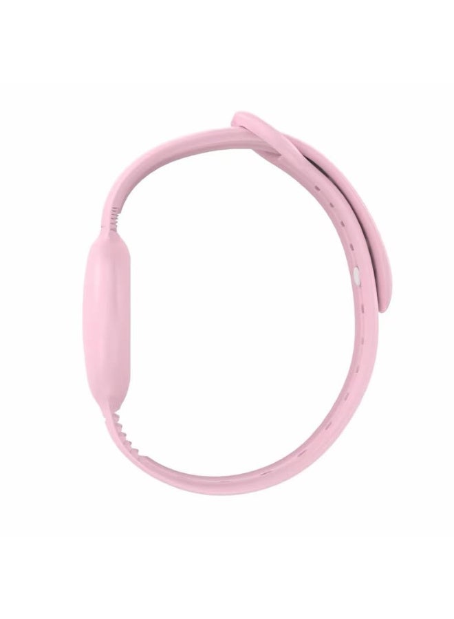 Silicone Waterproof AirTag Bracelet for AirTags, Hidden Design Wristband Case with Drop Protection, Comfortable Kids and Adult Tracker Band,(Pink) - Image 2